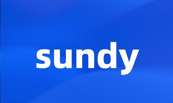 sundy