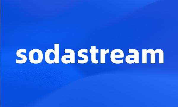 sodastream