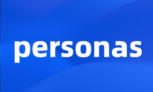 personas