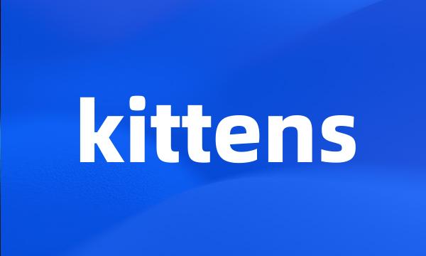 kittens