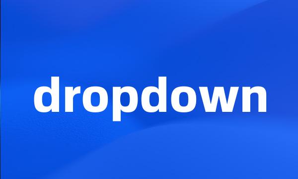 dropdown