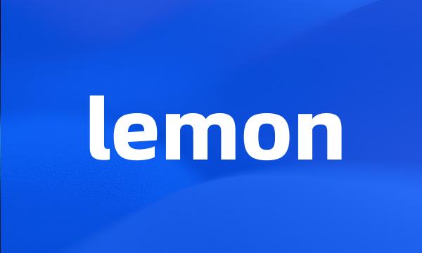 lemon