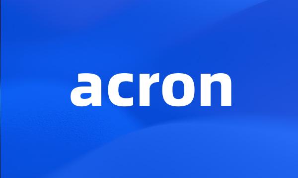 acron