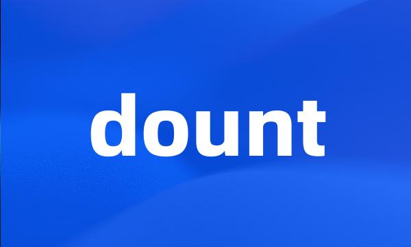 dount