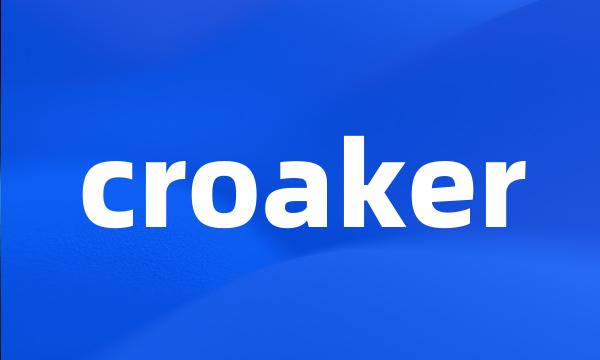 croaker