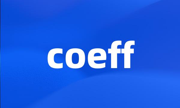 coeff