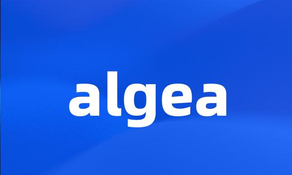 algea