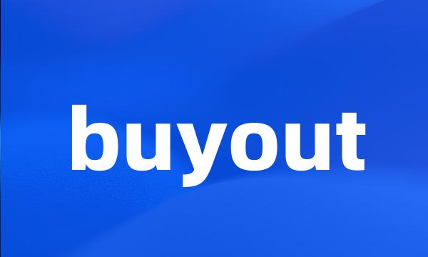 buyout