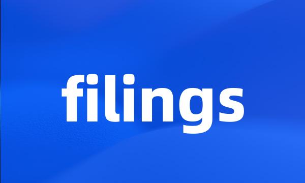 filings