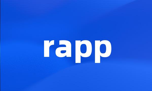 rapp