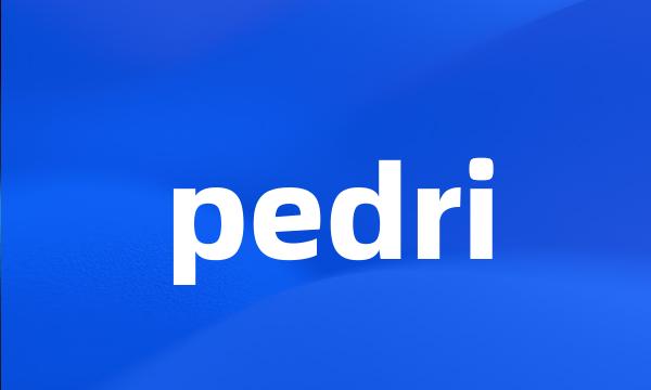 pedri