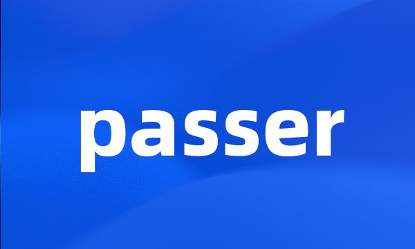 passer