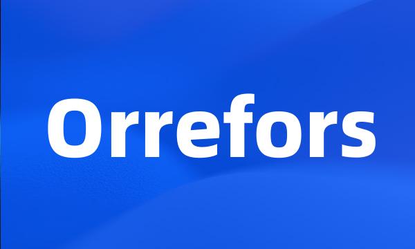 Orrefors