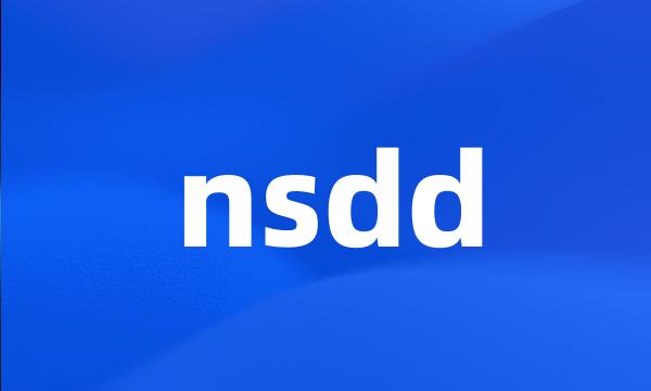 nsdd