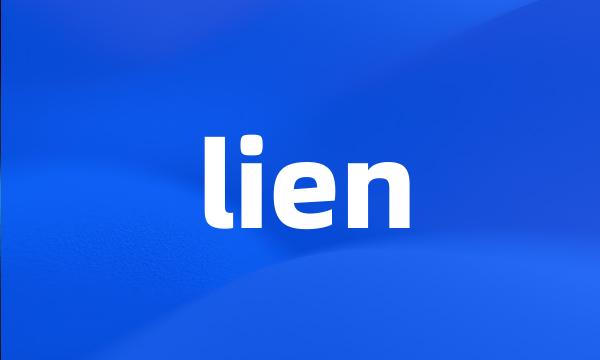 lien