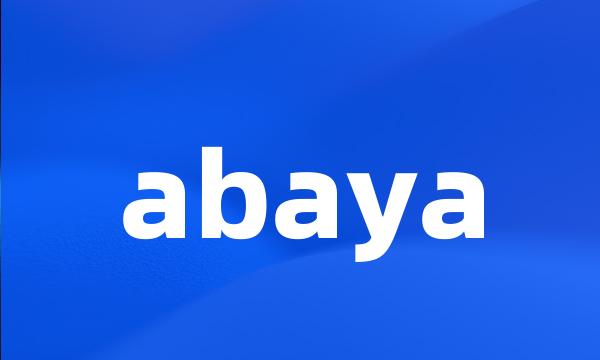 abaya