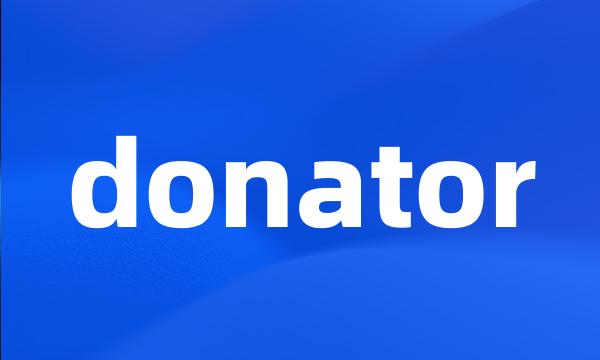 donator