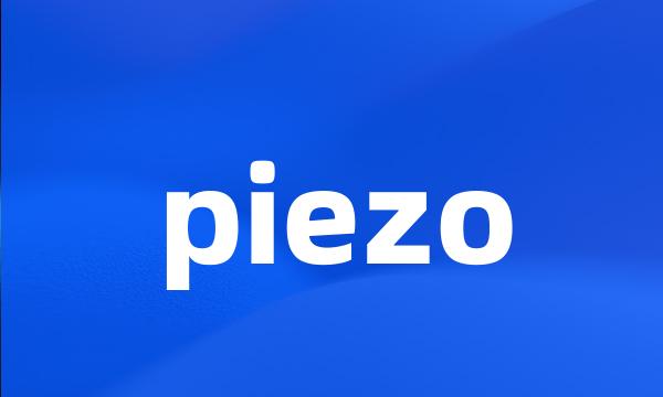 piezo