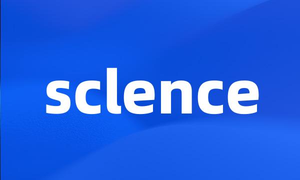 sclence