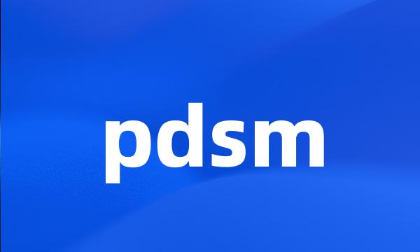 pdsm