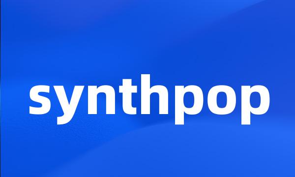 synthpop