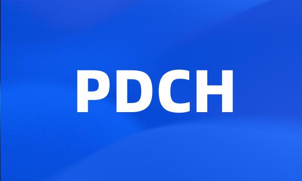 PDCH