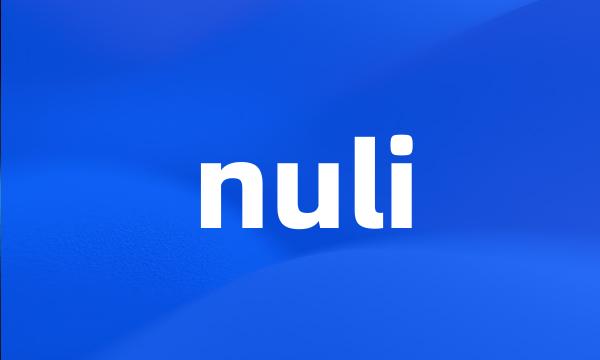 nuli