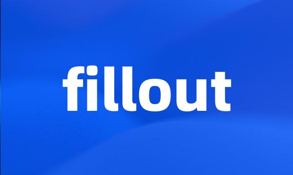 fillout