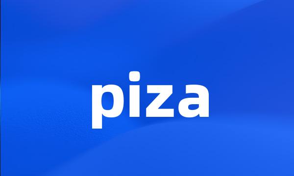 piza