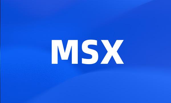 MSX