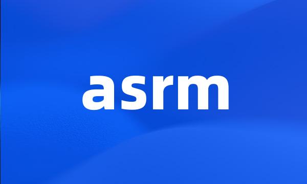 asrm