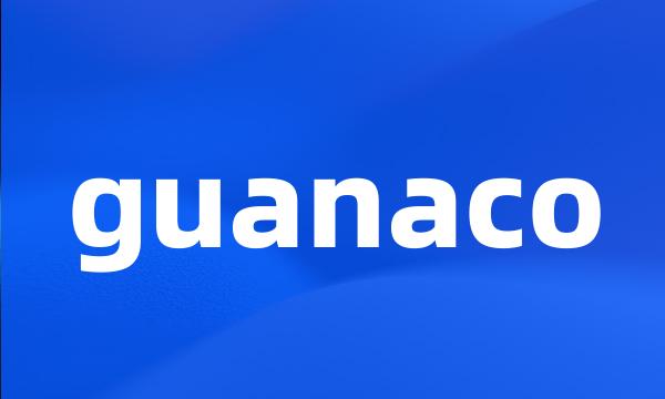 guanaco