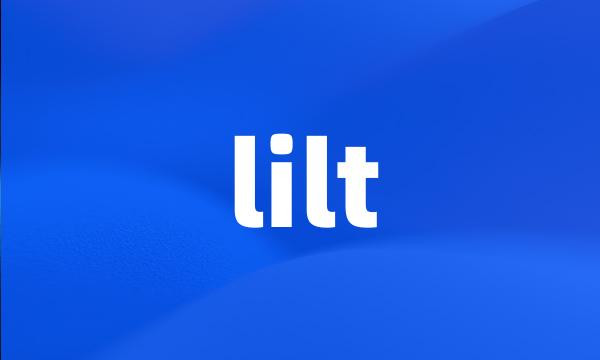 lilt