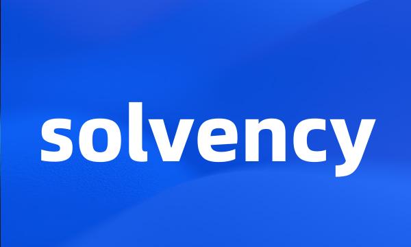 solvency