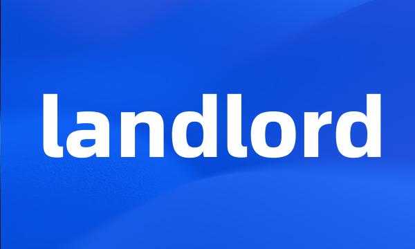 landlord