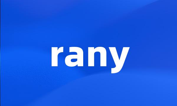 rany