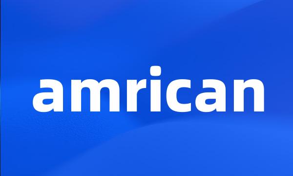 amrican