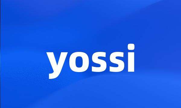 yossi