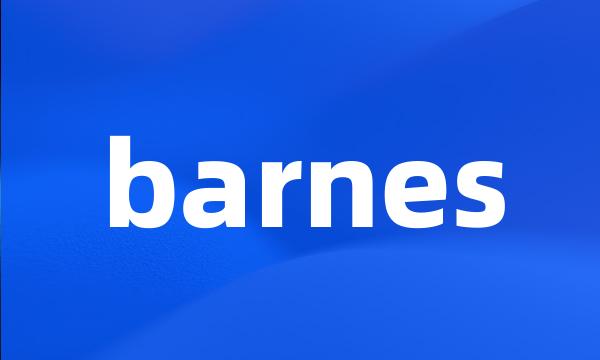 barnes