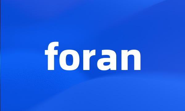 foran