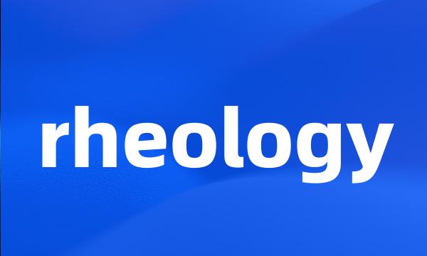 rheology