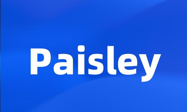 Paisley