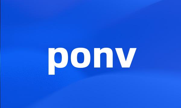 ponv