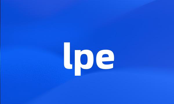 lpe