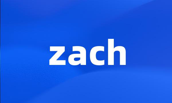 zach