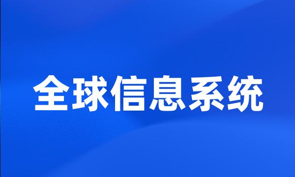 全球信息系统