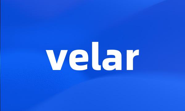 velar