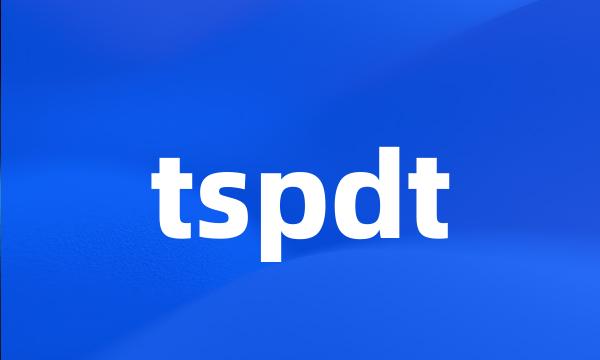 tspdt