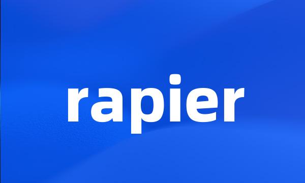 rapier