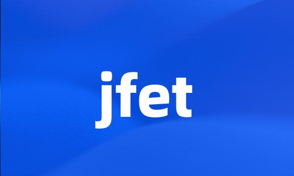 jfet